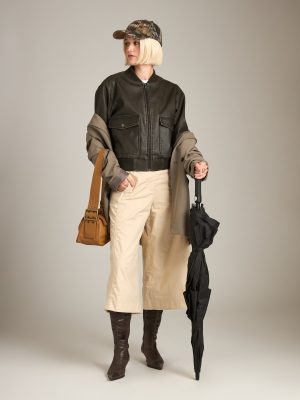 Maddie Patch Pocket Bomber Jacket