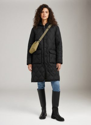 Military Hooded Long Down Coat