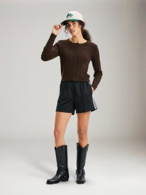 Ace Crop Button Cardigan