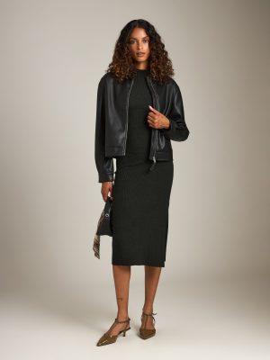 Blaire Fine Rib Longsleeve Dress