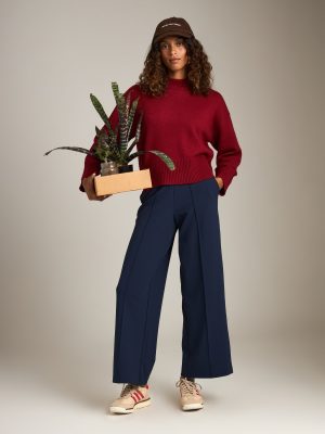 Eisha Cashmere Blend Easy Pullover Sweater